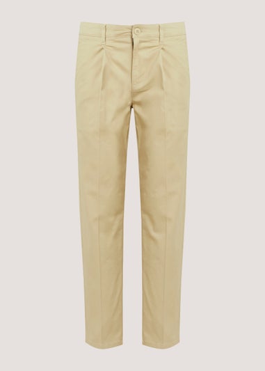 Stone Pleated Trousers
