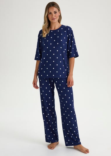 Navy Star Pyjama Set