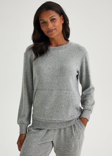 Grey Marl Lounge Top