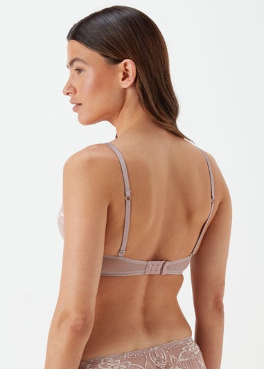 Mink Tonal Lace Co-Ord Bra