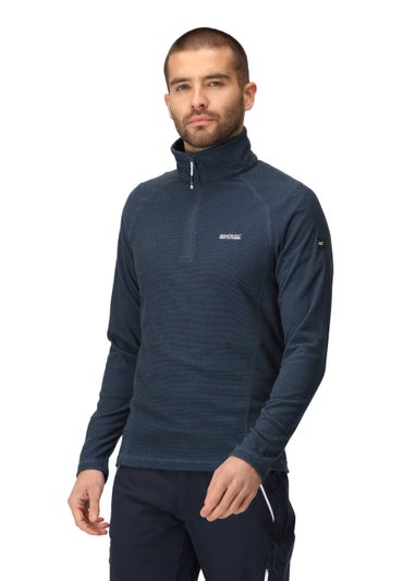 Regatta Montes Blue Half Zip Fleece Sweatshirt