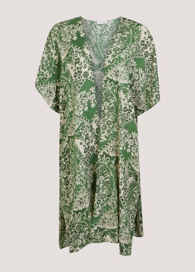 Papaya Petite Green Kimono
