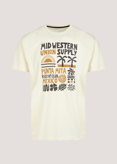 Ecru Mid Western T-Shirt