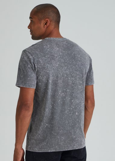 Grey Nirvana Print T-Shirt