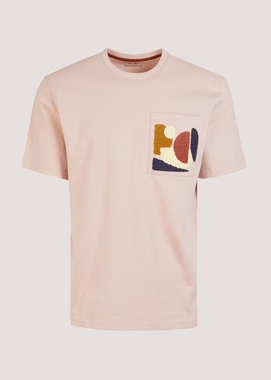 Pink Oversized Pocket T-Shirt