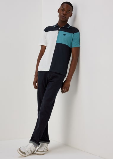 Colour Block Polo Shirt