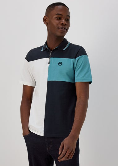 Colour Block Polo Shirt