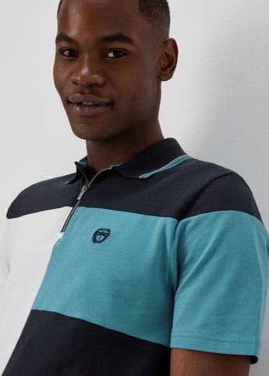 Colour Block Polo Shirt