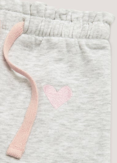 Girls Grey Paperbag Joggers (9mths-6yrs)