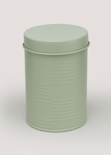 Green Debossed Canister (9.5cm x 14cm)