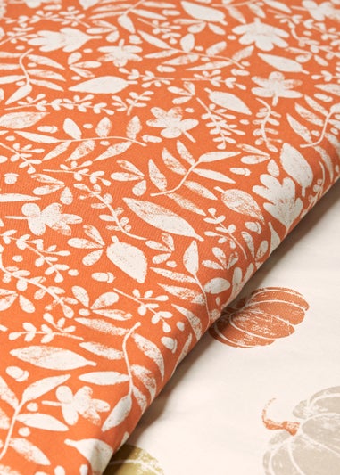 Orange Pumpkin Duvet Cover