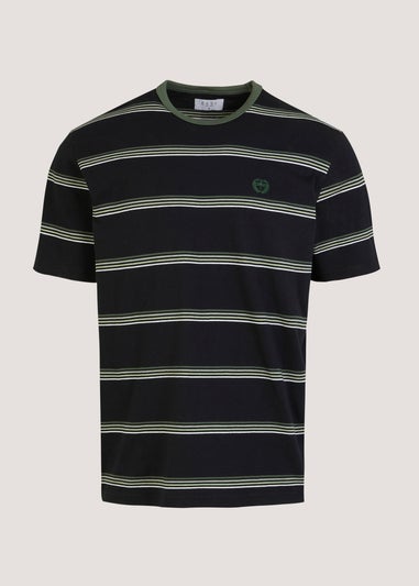 Black & Green Stripe T-Shirt