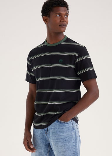 Black & Green Stripe T-Shirt