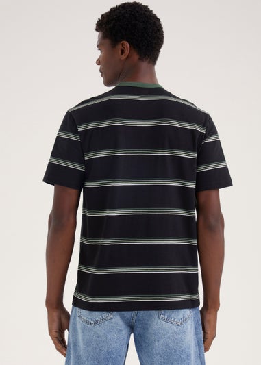 Black & Green Stripe T-Shirt