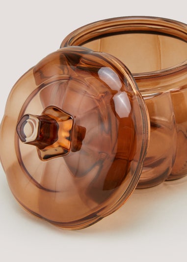 Orange Glass Pumpkin Trinket