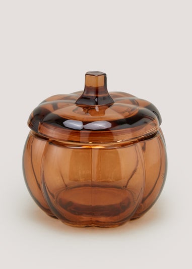 Orange Glass Pumpkin Trinket