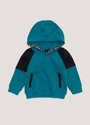 Boys Teal Let's Play Co-Ord Hoodie (9mths-6yrs)