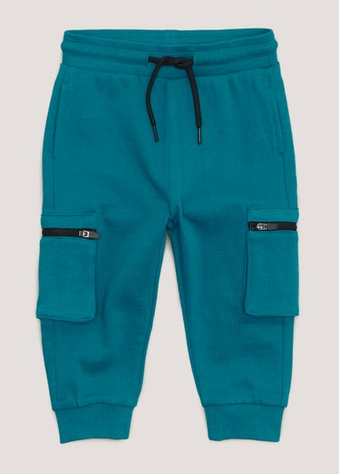 Boys Teal Let's Play Co-Ord Joggers (9mths-6yrs)