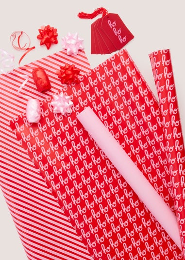 Pink Christmas Wrapping Paper Compendium