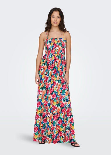 JDY Multicoloured Smock Maxi Dress