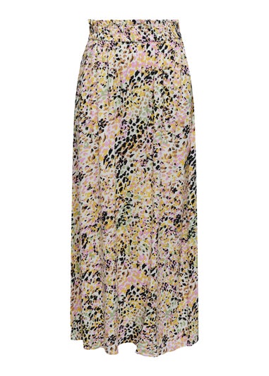 JDY Multicoloured Animal Print Co-Ord Midi Skirt