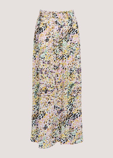 JDY Multicoloured Animal Print Co-Ord Midi Skirt
