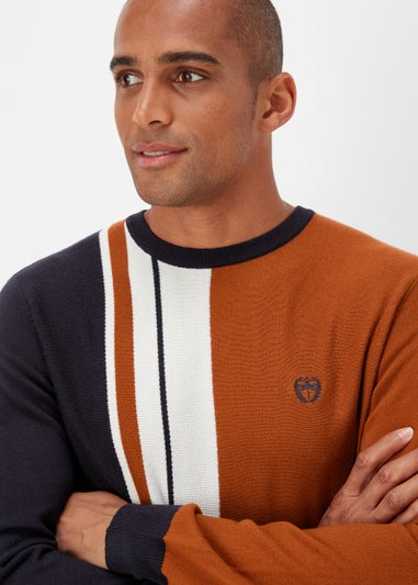 Multicoloured Stripe Soft Touch Jumper