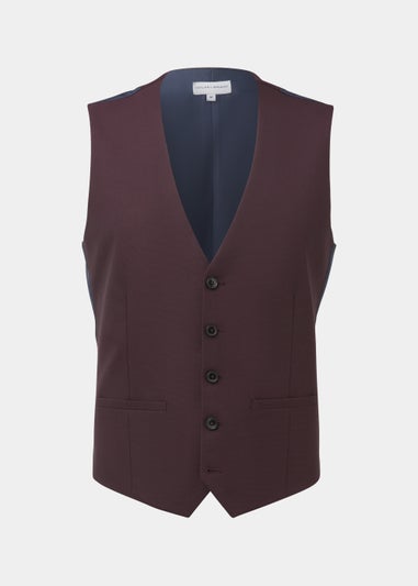 Taylor & Wright Putney Plum Suit Waistcoat