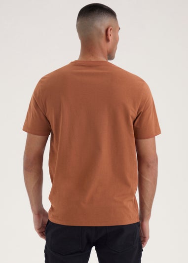 Brown Essential Crew Neck T-Shirt