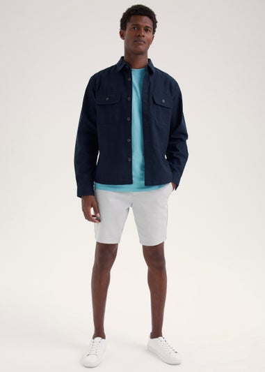 Blue Essential Crew Neck T-Shirt