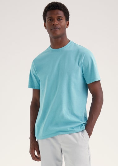 Blue Essential Crew Neck T-Shirt