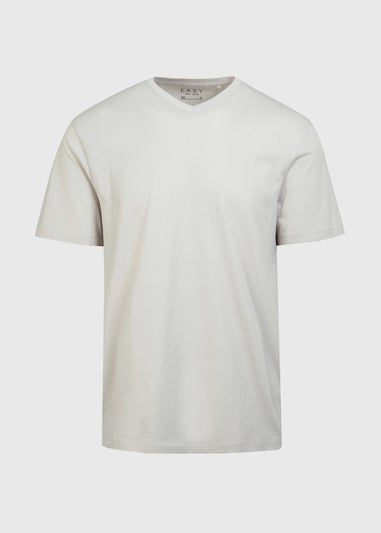 Grey Essential V-Neck T-Shirt