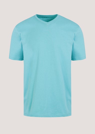 Blue Essential V-Neck T-Shirt