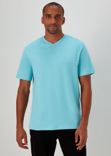 Blue Essential V-Neck T-Shirt