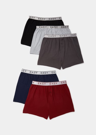 5 Pack Loose Fit Boxers