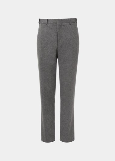 Taylor & Wright Charcoal Textured Flexi Waist Trousers