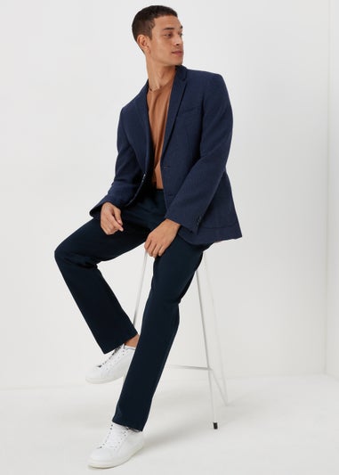 Taylor & Wright Donegal Navy Slim Fit Blazer