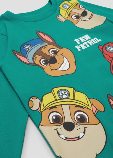 Kids Green Paw Patrol Long Sleeve T-Shirt (18mths-5yrs)