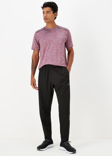 Souluxe Black Woven Joggers