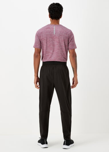 Souluxe Black Woven Joggers