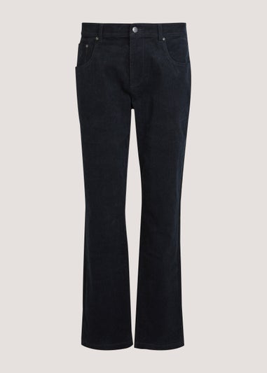 Lincoln Navy 5 Pocket Cord Trousers