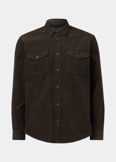 Lincoln Khaki Fine Cord Shirt