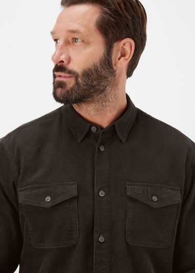 Lincoln Khaki Fine Cord Shirt