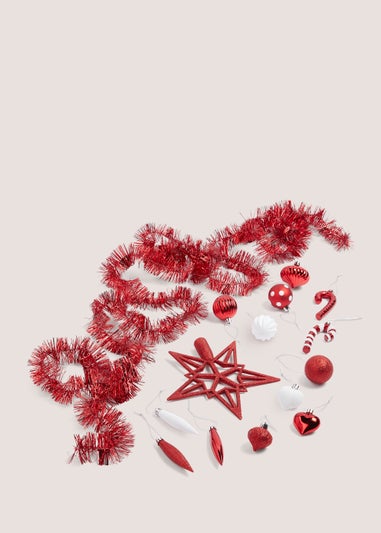 60 Piece Candy Cane Christmas Tree Pack