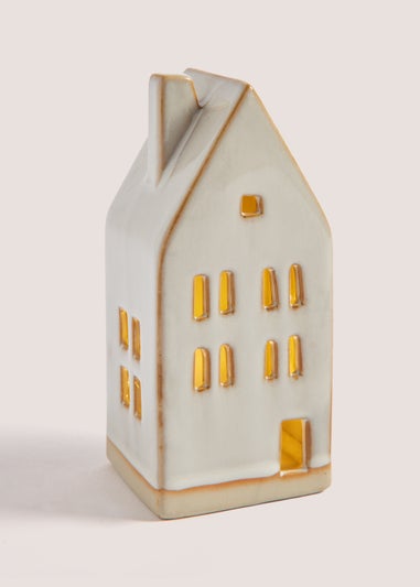 Medium LED Ceramic House (7cm x 6cm x 15cm)