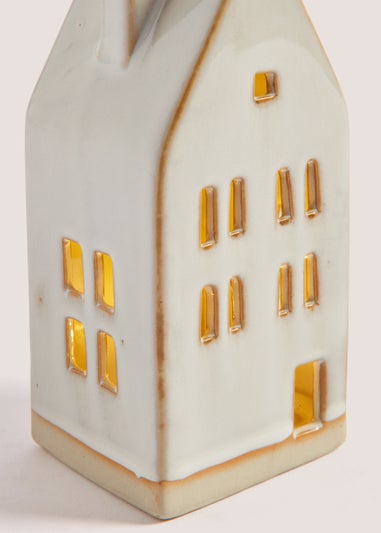 Medium LED Ceramic House (7cm x 6cm x 15cm)