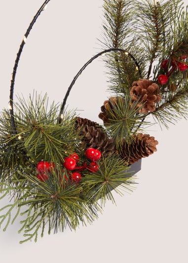 Foliage LED Hoop (7.5cm x 30.5cm x 33cm)