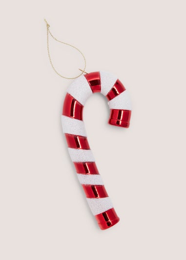 6 Pack Candy Cane Christmas Tree Decorations (14cm)