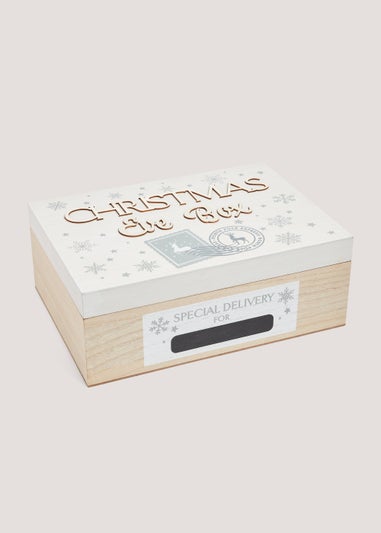 Christmas Eve Wooden Box (38.5cm x 27.5cm x 14.5cm)