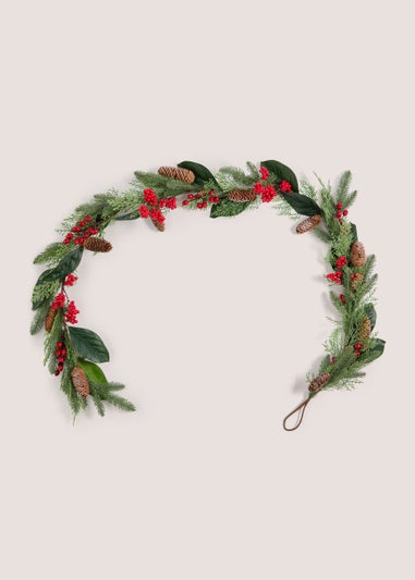 Red Berry Christmas Garland (200cm)